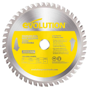 Tarcza TCT do cięcia stali INOX Evolution 180 mm 48T