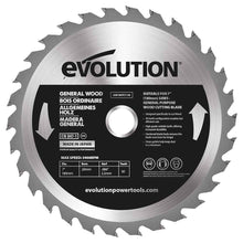 Tarcza TCT do cięcia drewna Evolution 180 mm 30T