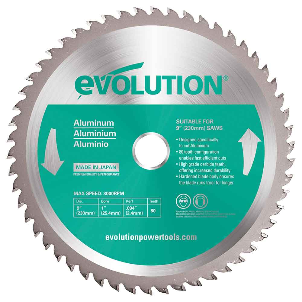 Tarcza TCT do aluminium Evolution 230 mm 80T