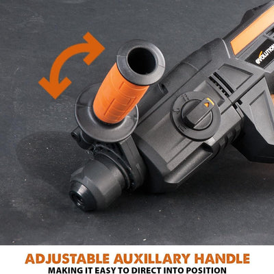 Czterofunkcyjna młotowiertarka SDS Evolution SDS4-800 z akcesoriami