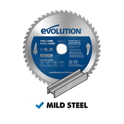 Tarcza TCT do cięcia metalu Evolution 210 mm 50T