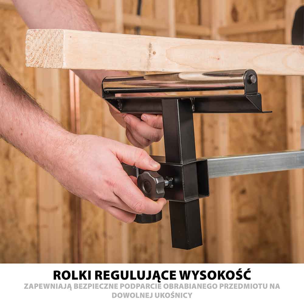 Stojak do pilarki z uniwersalnym wyposażeniem Evolution