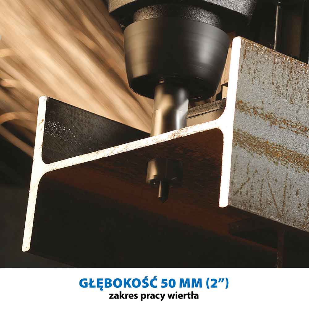 Pakiet wiertarka magnetyczna 42mm Evolution EVOMAG42 + Zestaw 6 rdzeni 12 mm 14 mm 16 mm 18 mm 20 mm 22 mm, długość 25 mm