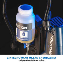 Pakiet wiertarka magnetyczna 42mm Evolution EVOMAG42 + Zestaw 6 rdzeni 12 mm 14 mm 16 mm 18 mm 20 mm 22 mm, długość 25 mm