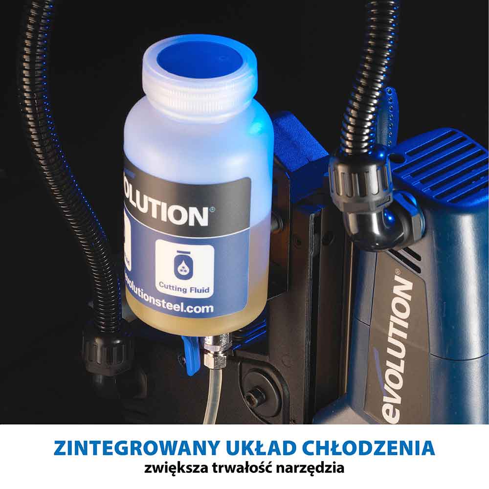 Pakiet wiertarka magnetyczna 42mm Evolution EVOMAG42 + Zestaw 6 rdzeni 12 mm 14 mm 16 mm 18 mm 20 mm 22 mm, długość 25 mm