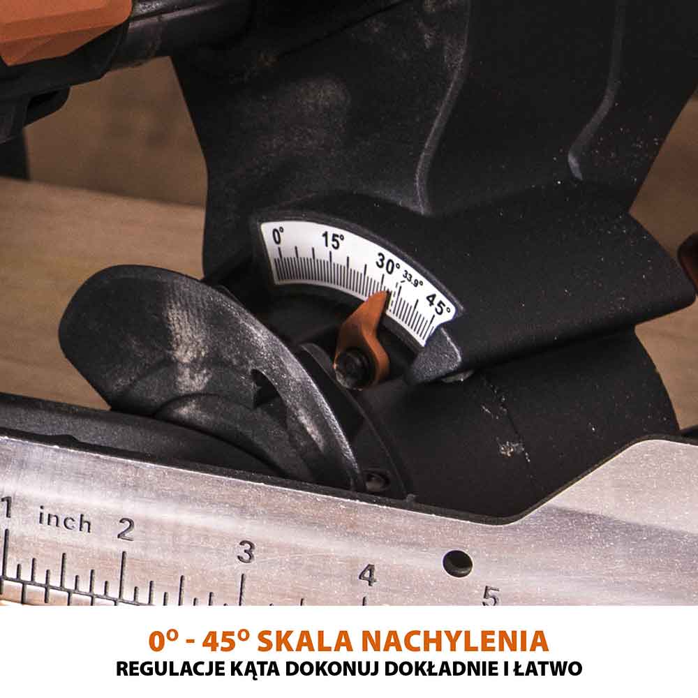 Piła ukośnica Evolution R255SMS+ 255 mm z wielomateriałową tarczą TCT