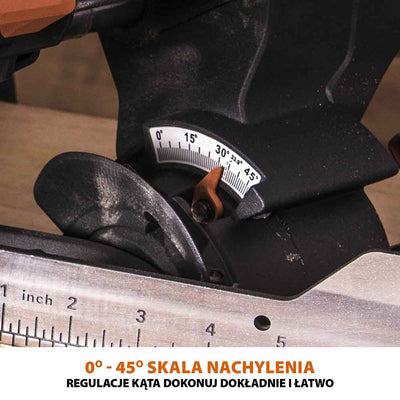 Piła ukośnica Evolution R255SMS+ 255mm z wielomateriałową tarczą TCT + stojak XL