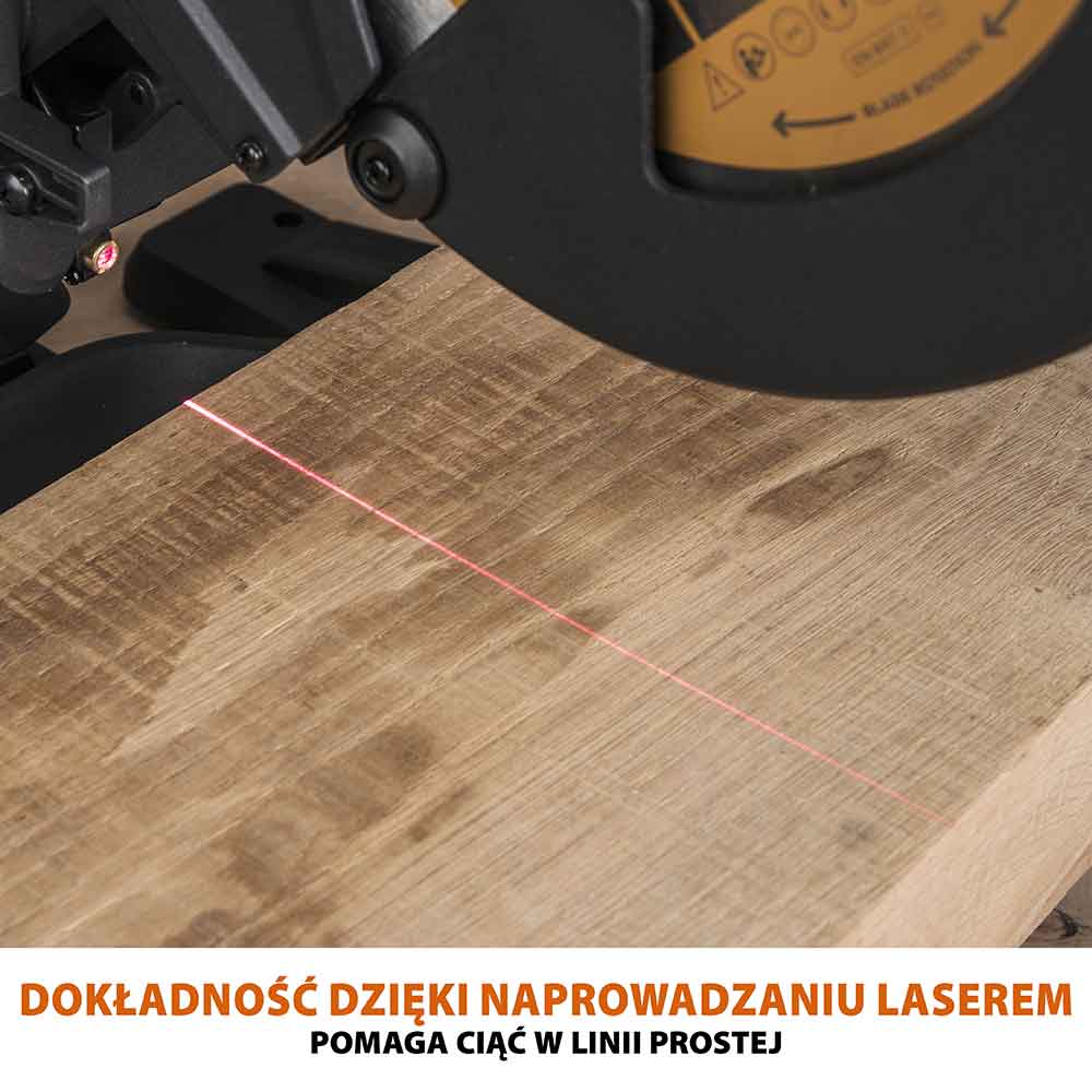 Piła ukośnica Evolution R255SMS+ 255mm z wielomateriałową tarczą TCT + stojak XL