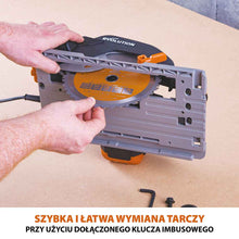 Piła tarczowa Evolution R185CCSX 185mm + Szyna prowadząca ST1400-G2 1,4m (700mm x 2)