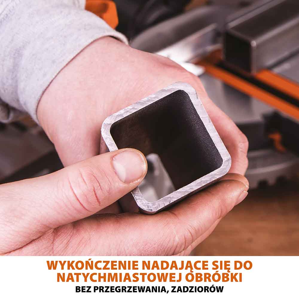 Piła ukośnica Evolution R210SMS-300+ 210 mm z wielomateriałową tarczą TCT