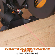 Piła ukośnica Evolution R210SMS-300+ 210 mm z wielomateriałową tarczą TCT