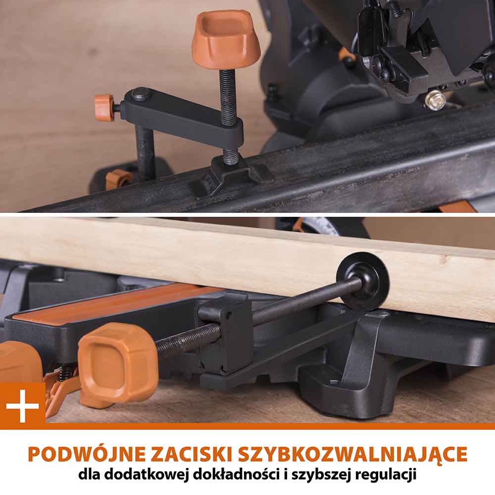 Piła ukośnica Evolution R210SMS-300+ 210 mm z wielomateriałową tarczą TCT