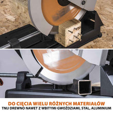 Przecinarka do metalu Evolution R355CPS 355 mm z tarczą wielomateriałową + stojak