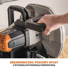 Przecinarka do metalu Evolution R355CPS 355 mm z tarczą wielomateriałową + stojak