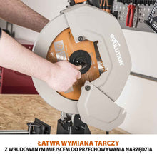 Przecinarka do metalu Evolution R355CPS 355 mm z tarczą wielomateriałową + stojak