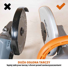 Elektryczna przecinarka tarczowa do betonu Evolution R230DCT 230 mm z tarczą diamentową