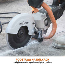 Elektryczna przecinarka tarczowa do betonu Evolution R230DCT 230 mm z tarczą diamentową