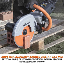 Elektryczna przecinarka tarczowa do betonu Evolution R255DCT 255 mm z tarczą diamentową