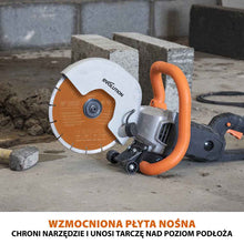 Elektryczna przecinarka tarczowa do betonu Evolution R255DCT 255 mm z tarczą diamentową