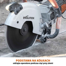 Elektryczna przecinarka tarczowa do betonu Evolution R300DCT 300 mm z tarczą diamentową
