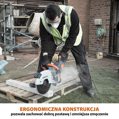 Elektryczna przecinarka tarczowa do betonu Evolution R300DCT 300 mm z tarczą diamentową