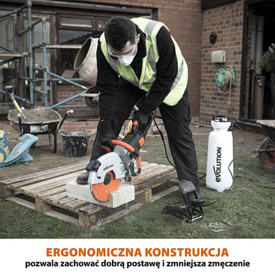 Elektryczna przecinarka tarczowa do betonu R300DCT+ z ręczną pompą wody