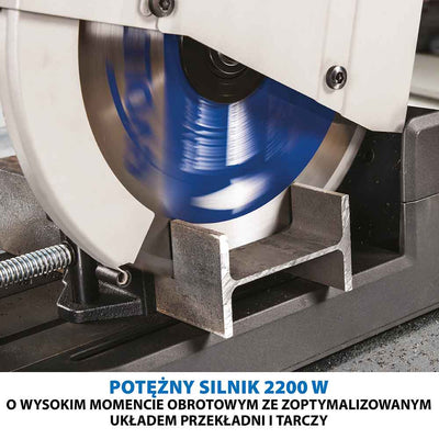 Przecinarka do metalu Evolution S355CPS 355 mm z tarczą do cięcia metalu + stojak