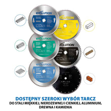 Przecinarka do metalu Evolution S355CPS 355 mm z tarczą do cięcia metalu + stojak