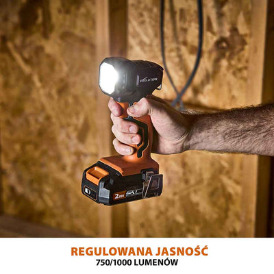 Latarka akumulatorowa Evolution R1000TOR-Li bez akumulatora i ładowarki