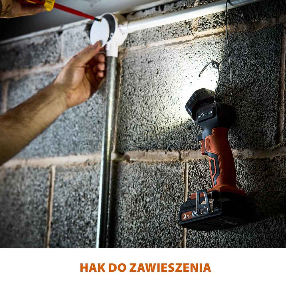 Latarka akumulatorowa Evolution R1000TOR-Li bez akumulatora i ładowarki