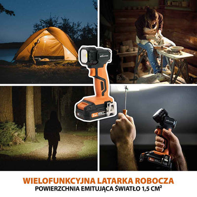 Latarka akumulatorowa Evolution R1000TOR-Li bez akumulatora i ładowarki