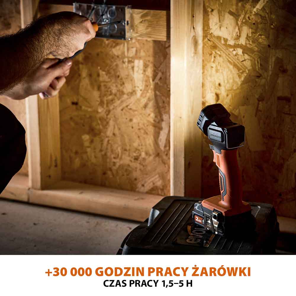 Latarka akumulatorowa Evolution R1000TOR-Li bez akumulatora i ładowarki