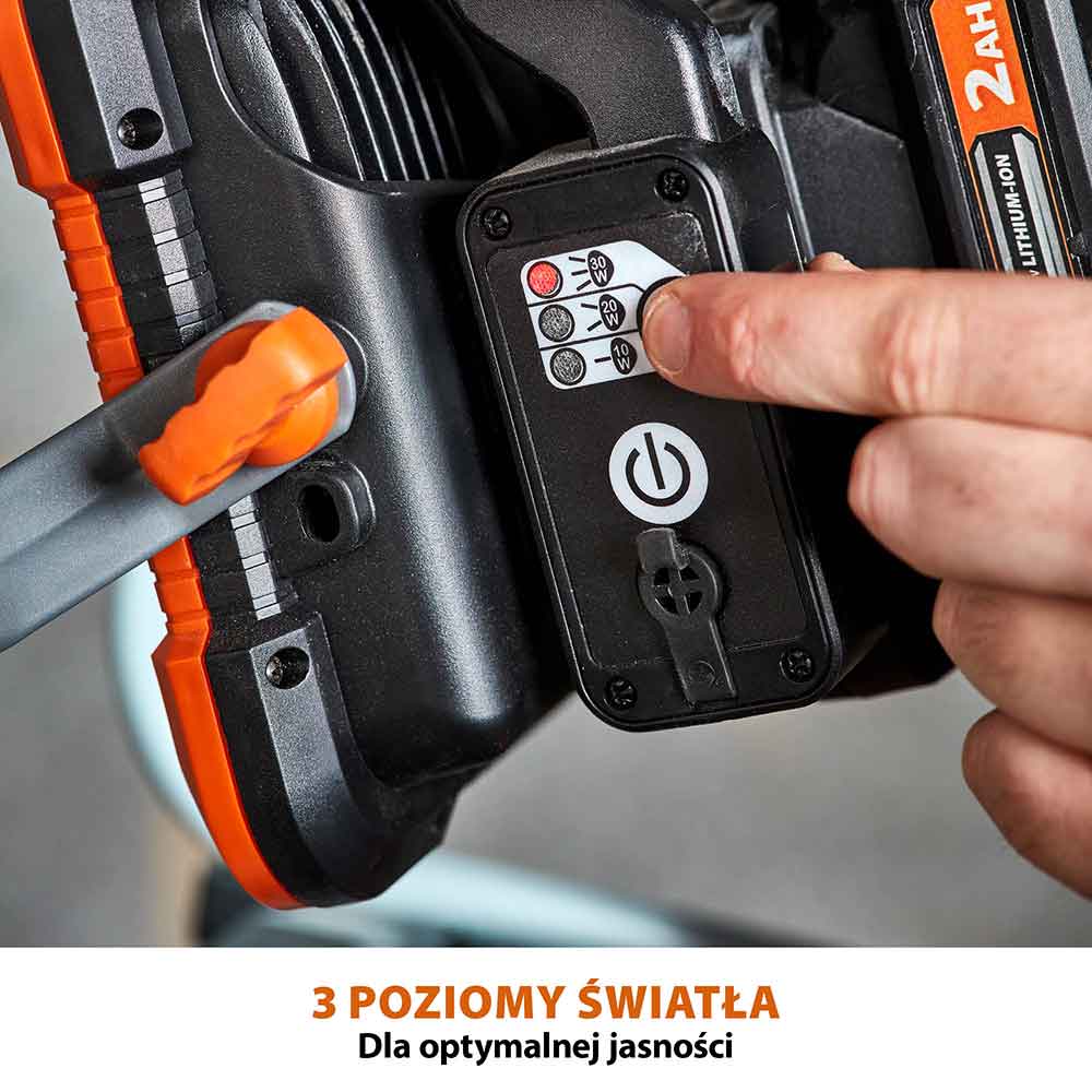 Bezprzewodowy reflektor Evolution R2700WLT-Li bez akumulatora i ładowarki