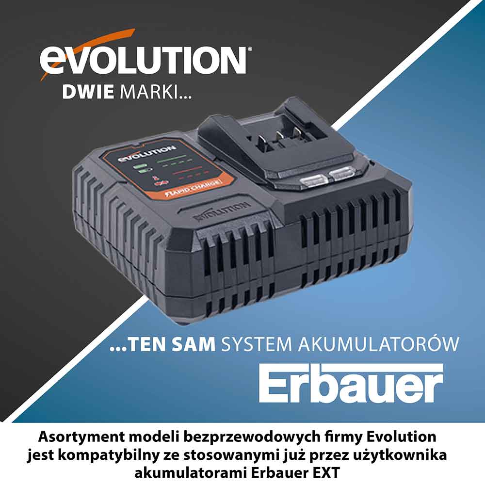 Pakiet Akumulatorowa wkrętarka udarowa Evolution R180IDR-Li