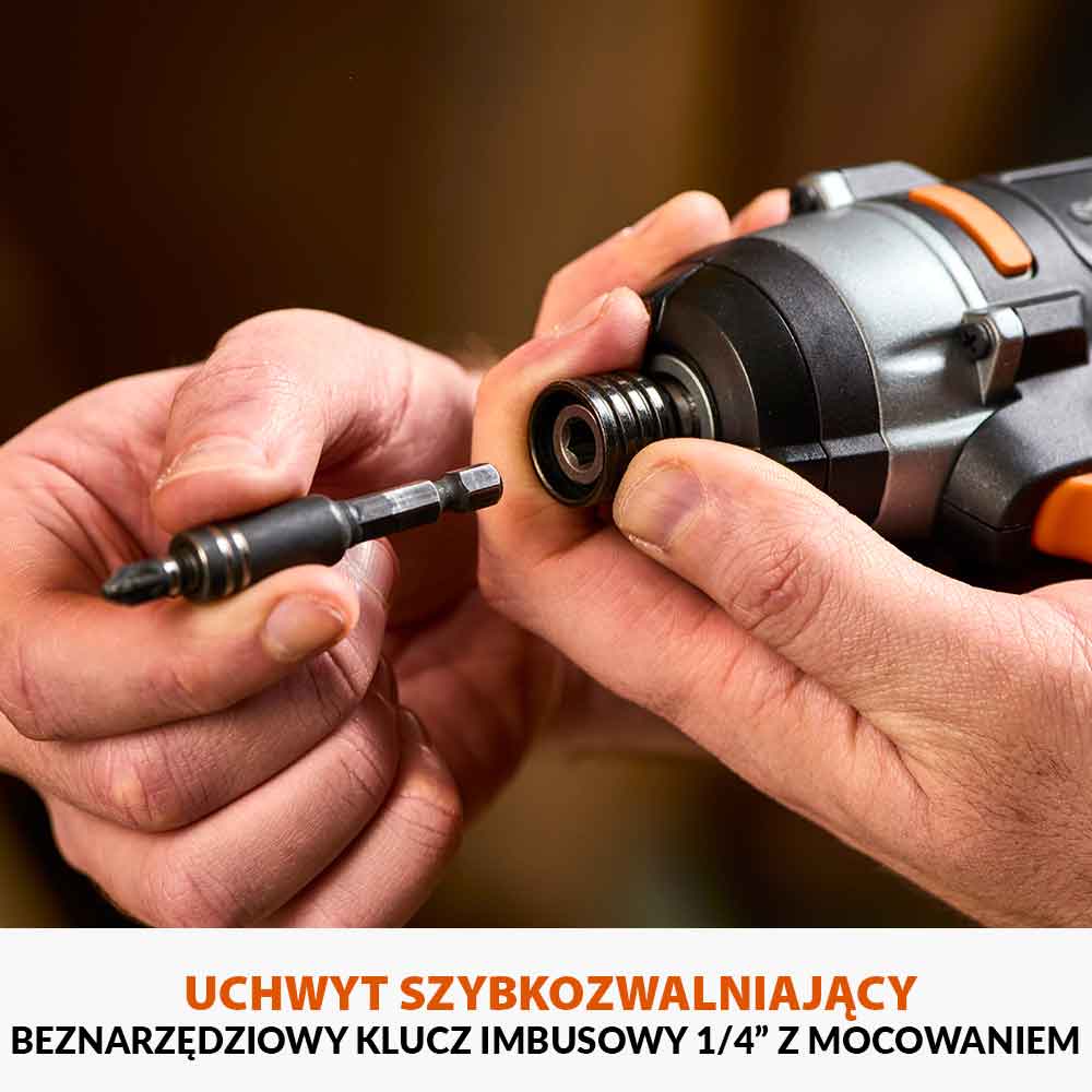 Pakiet Akumulatorowa wkrętarka udarowa Evolution R180IDR-Li