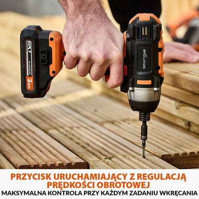 Pakiet Akumulatorowa wkrętarka udarowa Evolution R180IDR-Li