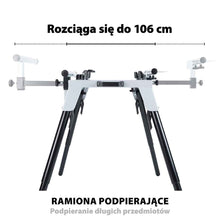 Przecinarka do metalu Evolution R355CPS 355 mm z tarczą wielomateriałową + stojak