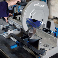 Przecinarka do metalu Evolution S355MCS 355 mm z 2 tarczą do cięcia metalu + Cyclon