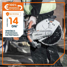 Elektryczna przecinarka tarczowa do betonu Evolution R300DCT 300 mm z tarczą diamentową