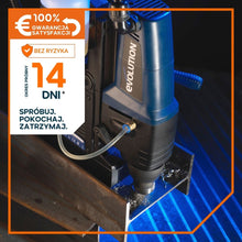 Pakiet wiertarka magnetyczna 42mm Evolution EVOMAG42 + Zestaw 6 rdzeni 12 mm 14 mm 16 mm 18 mm 20 mm 22 mm, długość 25 mm