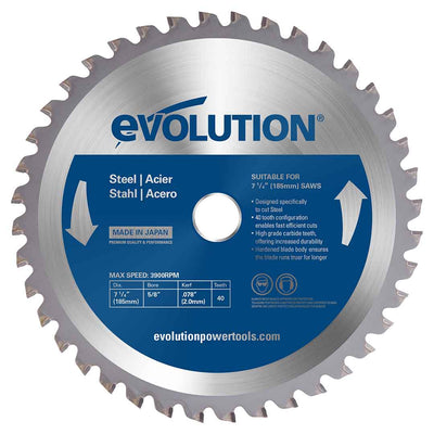 Tarcza TCT do cięcia metalu Evolution 185 mm 40T