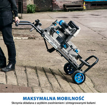 Przecinarka do metalu Evolution S355MCS 355 mm + stojak mobilny z systemem PowerLift Assist