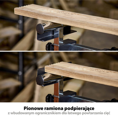 Stojak do piły ukosowej Evolution XL z uniwersalnymi mocowaniami