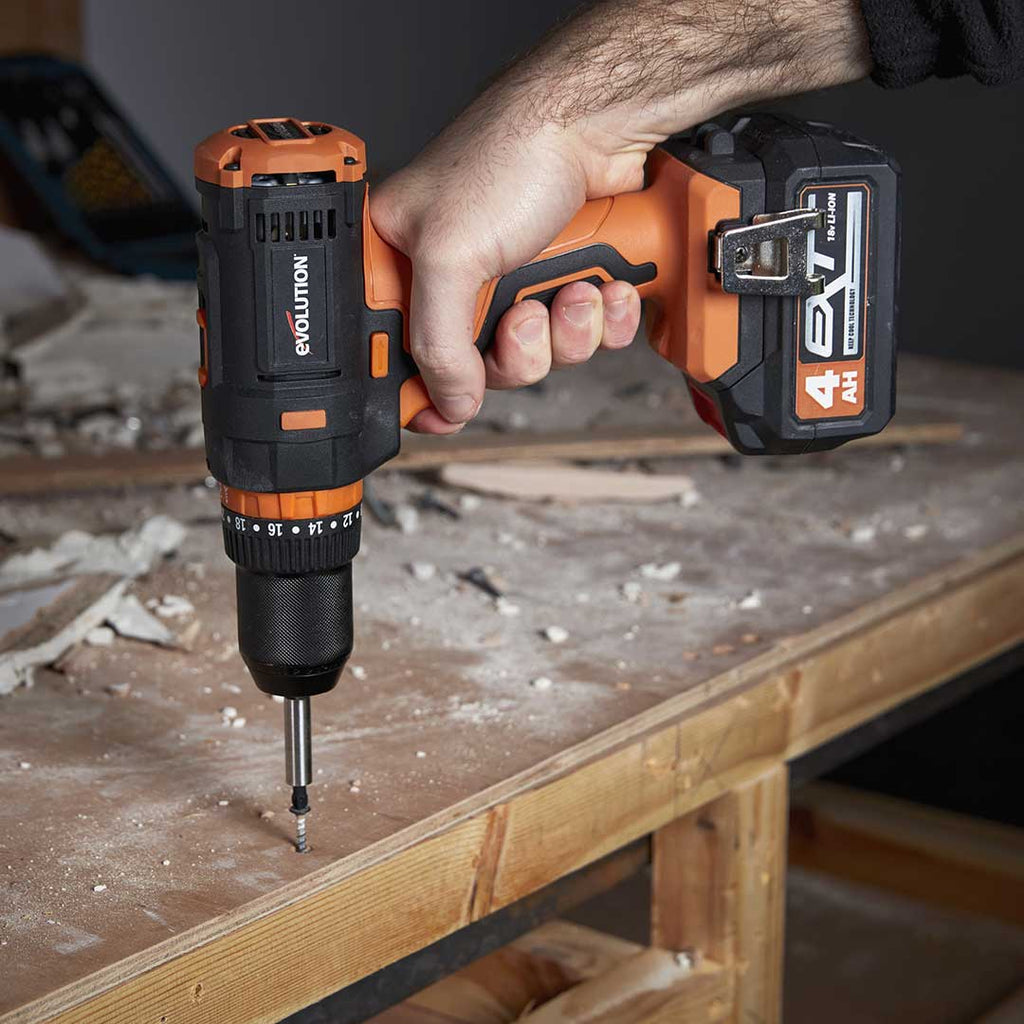 Pakiet wiertarko-wkrętarki Evolution R180IDR-Li + R13CMB-Li + torba PRO