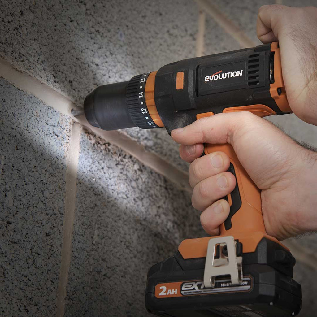 Pakiet wiertarko-wkrętarki Evolution R180IDR-Li + R13CMB-Li + torba PRO