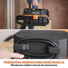 Odkurzacz warsztatowy do pracy na mokro i na sucho Evolution R15VAC 1000 W z przystawką odbioru mocy 1700 W