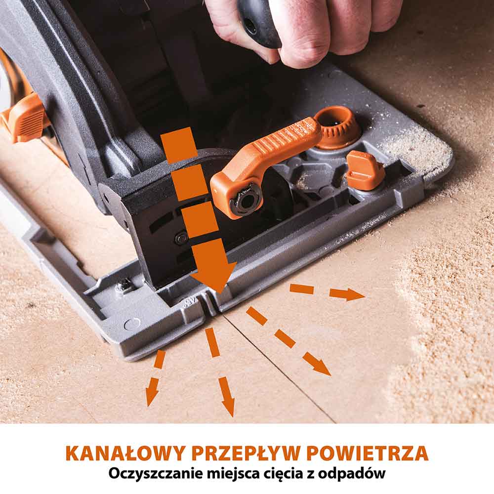 Piła tarczowa Evolution R185CCSX+ 185 mm z wielomateriałową tarczą TCT