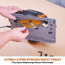Piła tarczowa Evolution R185CCSX+ 185 mm z wielomateriałową tarczą TCT