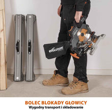 Akumulatorowa piła ukośnica Evolution R185CMS-Li 18V EXT Li-Ion 185 mm z wielomateriałową tarczą TCT