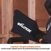 Piła ukośnica Evolution R185SMS+ 185 mm z wielomateriałową tarczą TCT